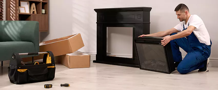 Old Rusted Metal Fireplace Repair And Replacement in Huntington, WV